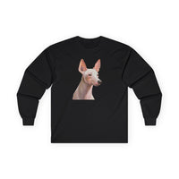 Xoloitzcuintli 'Mexican Hairless' Classic Cotton Long Sleeve Tee