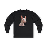 Xoloitzcuintli 'Mexican Hairless' Classic Cotton Long Sleeve Tee