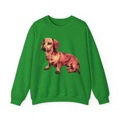 Dachshund 'Simone' Unisex 50/50 Crewneck Sweatshirt