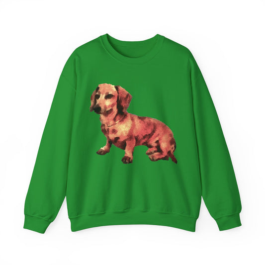 Dachshund 'Simone' Unisex 50/50 Crewneck Sweatshirt