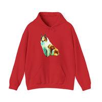 Collie 'Ramsey' Unisex 50/50 Hoodie: Embrace Cozy Chic