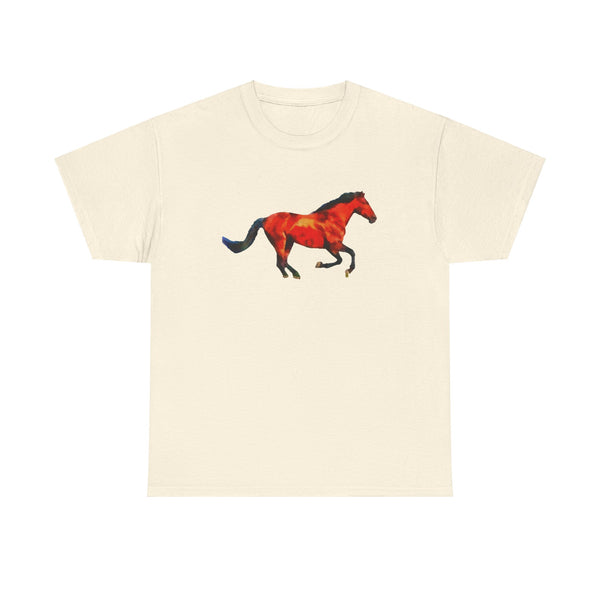 Horse 'Old Red' Unisex Heavy Cotton Tee