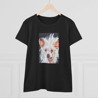 Chinese Crested Women's Midweight Cotton Tee