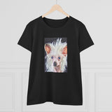 Chinese Crested Women's Midweight Cotton Tee