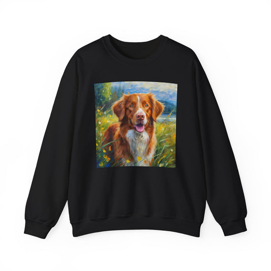 Dixie the Nova Scotia Duck Tolling Retriever 50/50 Crewneck Sweatshirt