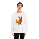 Red Heeler #2 - Unisex 50/50 Crewneck Sweatshirt