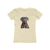 Cane Corso Women's Slim Fit Tee - Fashion Meets Fido Charm