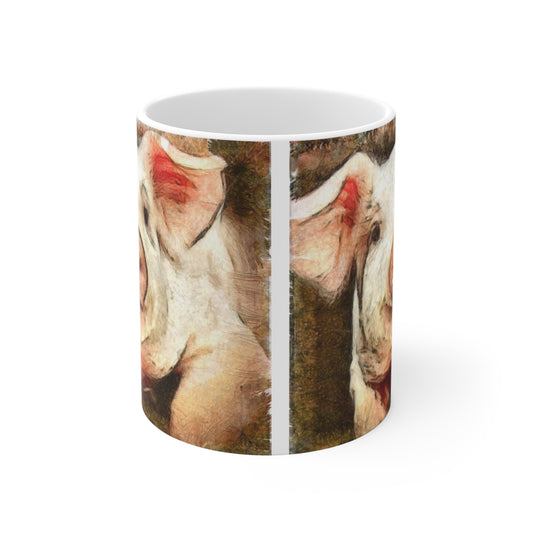 Pig 'Petunia'  -  Ceramic Mug 11oz