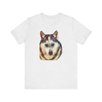 Siberian Husky 'Sacha' Unisex Jersey Short Sleeve Tee