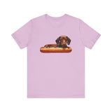 Dachshund  --  Weiner Dog  --  Unisex Jersey Short Sleeve Tee