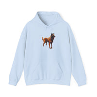 Belgian Tervuren Unisex 50/50  Hooded Sweatshirt