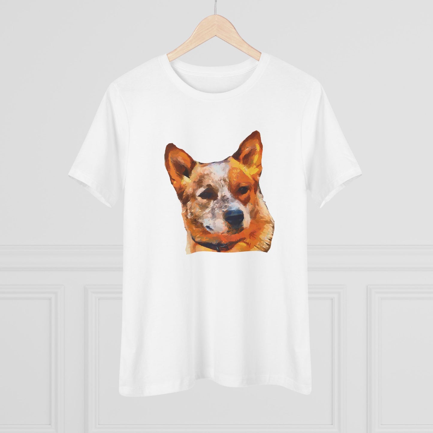 Red Heeler - Australian Cattle Dog Women's Relaxed Fit Cotton Tee