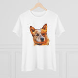 Red Heeler - Australian Cattle Dog Women's Relaxed Fit Cotton Tee