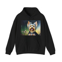 Yorkie #3 50/50 Hooded Sweatshirt