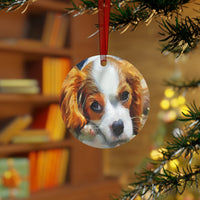 Cavalier King Charles Spaniel Puppy Metal Ornaments