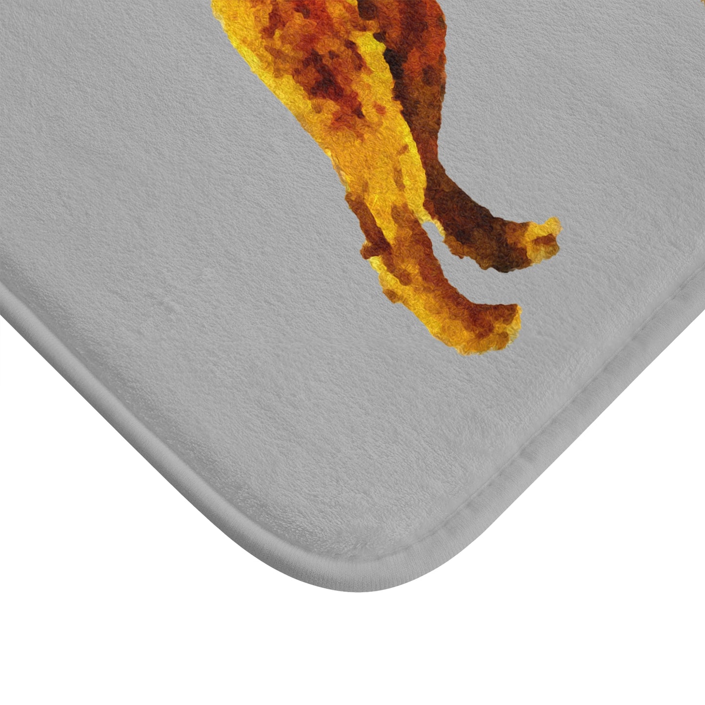 Airedale Terrier 'Lucy' Bathroom Rug Mat