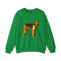 Airedale Terrier 'Lucy' Unisex 50/50 Crewneck Sweatshirt  -