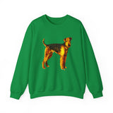 Airedale Terrier 'Lucy' Unisex 50/50 Crewneck Sweatshirt
