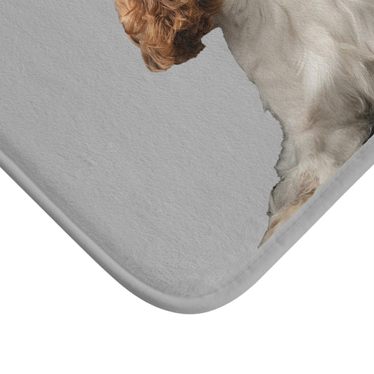 Charming French Spaniel Bathroom Rug Mat