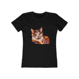 Smidget the Cat - Women's Slim Fit  Ringspun Cotton T-Shirt