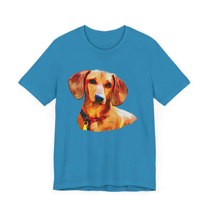 Dachshund 'Daisy' Unisex Jersey Short Sleeve Tee