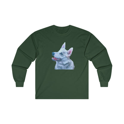 Norwegian Buhund Cotton Long Sleeve Tee