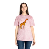 Giraffe 'Camile' Unisex Cotton Color Blast T-Shirt