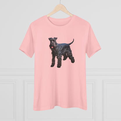 Kerry Blue Terrier Women's Relaxed Fit Cotton Tee