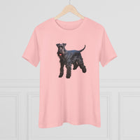 Kerry Blue Terrier Women's Relaxed Fit Cotton Tee