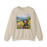 Black & Tan Coonhound Unisex 50/50 Crewneck Sweatshirt