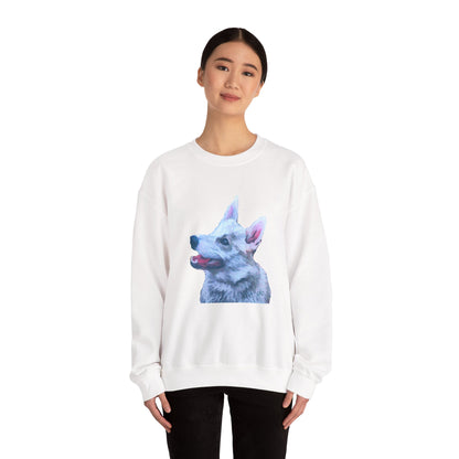 Norwegian Buhund Unisex 50/50 Crewneck Sweatshirt