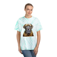 Dogue de Bordeaux Unisex Tie-Dye Cotton Tee, Cyclone