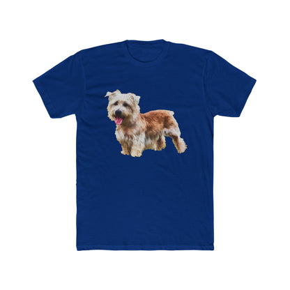 Glenn of Imaal Terrier - Men's Fitted Cotton Crew Tee