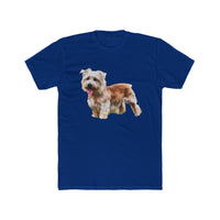 Glenn of Imaal Terrier - Men's Fitted Cotton Crew Tee