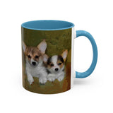 Welsh Corgies - Ceramic Accent Coffee Mug - 2 Sizes