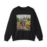 Czechoslovakian Vlcak -Unisex 50/50 Crewneck Sweatshirt