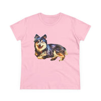 Finnish Lapphund Women's Midweight Cotton Tee