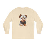 Lupis Unisex Classic Cotton Long Sleeve T-Shirt for Yorkie Lovers