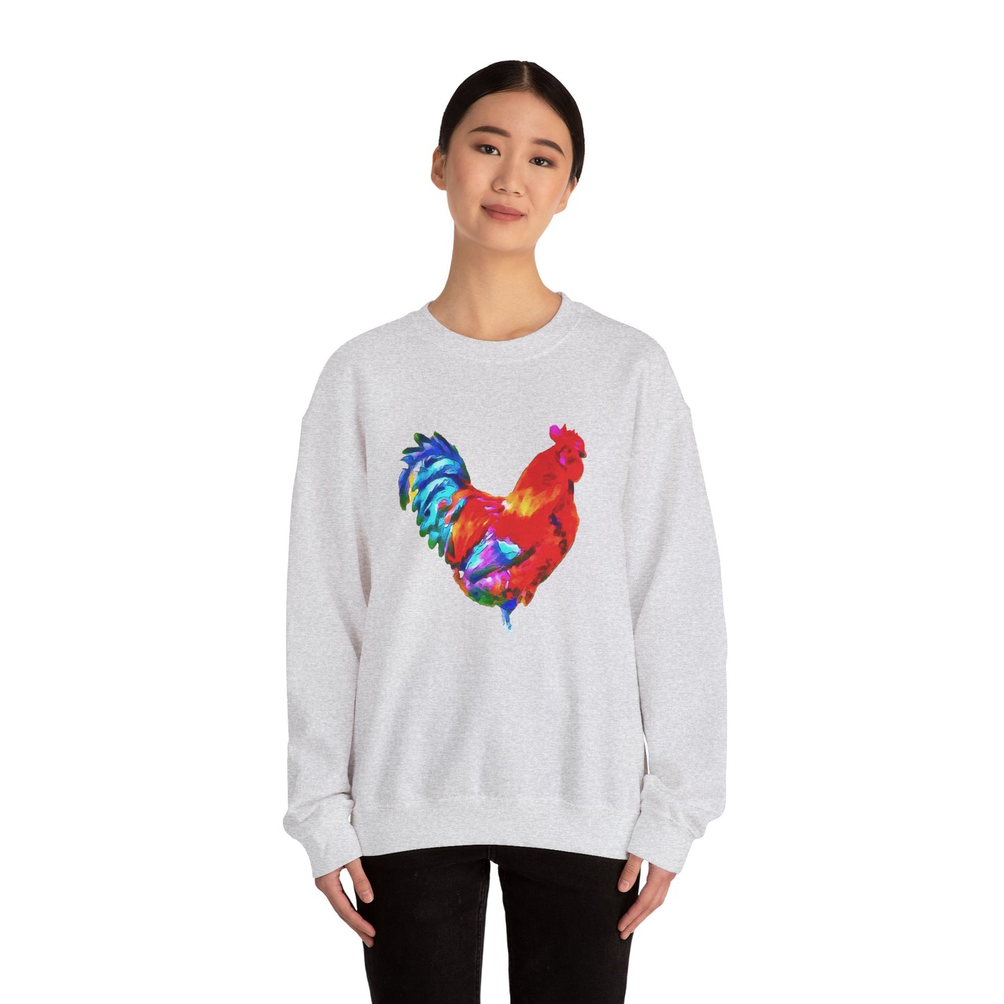 Rooster 'Craw' Unisex 50/50 Crewneck Sweatshirt
