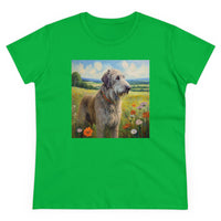 irish Wolfhound - Women's Midweight Cotton Tee