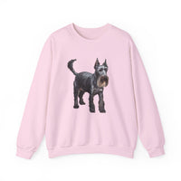 Clever Cesky Terrier Unisex Crewneck Sweatshirt
