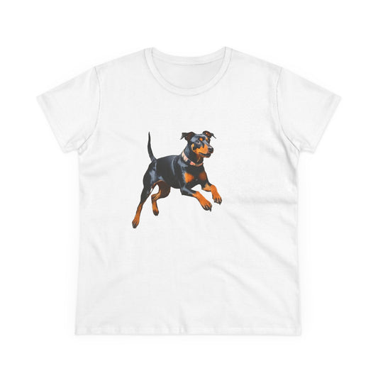 Manchester Terrier Women's Midweight Cotton Tee