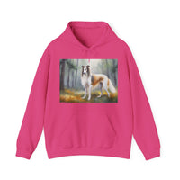 Borzoi 'Russian Wolfhound' Unisex Hooded Sweatshirt