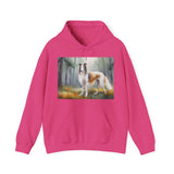 Borzoi 'Russian Wolfhound' Unisex Hooded Sweatshirt