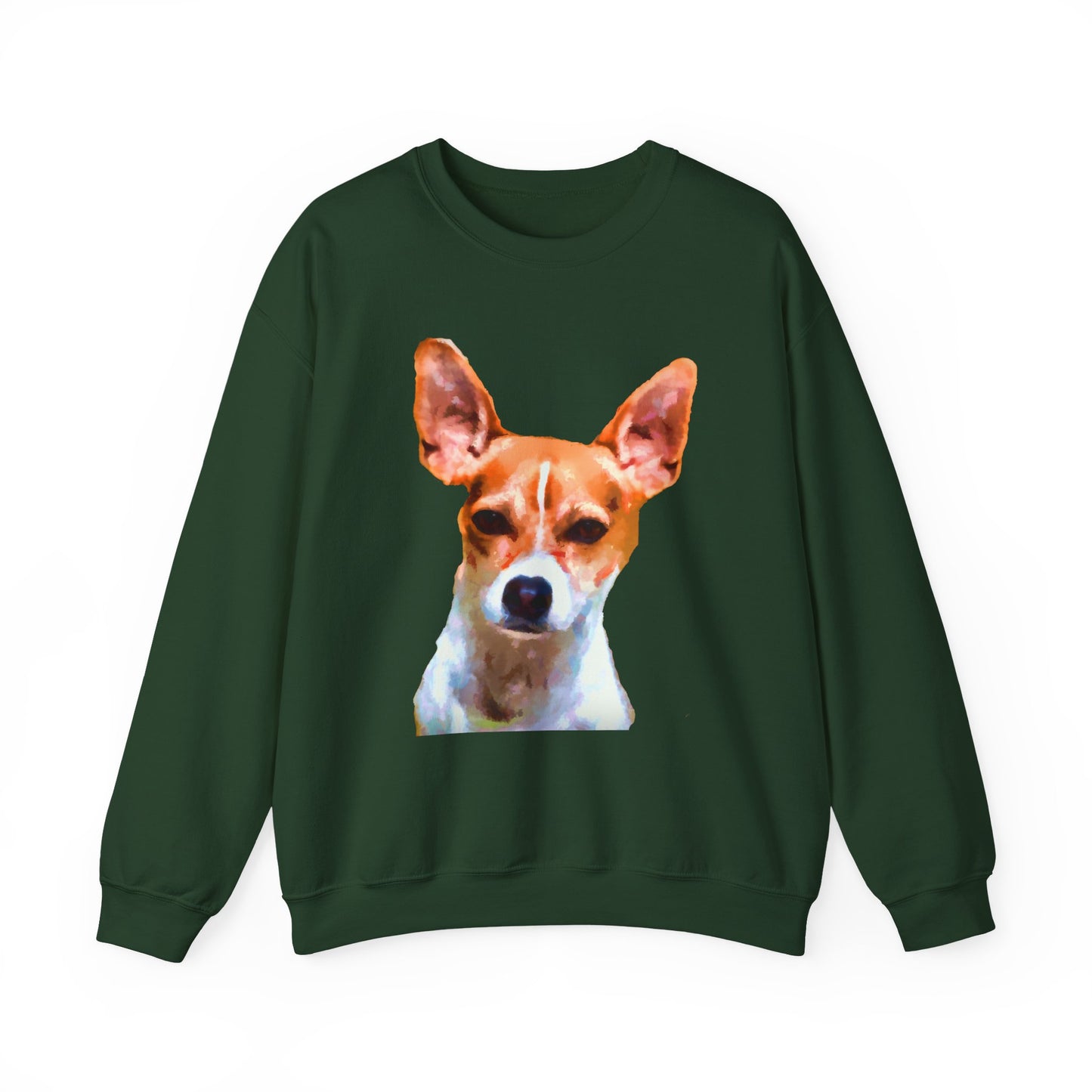 Rat Terrier Unisex 50/50 Crewneck Sweatshirt