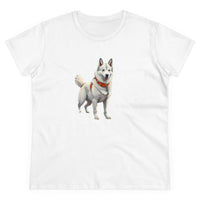 Yakutian Laika  Women's Midweight Cotton Tee