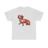 Dachshund 'Simone' Unisex Heavy Cotton Tee