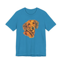 Dachshund 'Doxie 1' Unisex Jersey Short Sleeve Tee