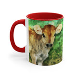 Jersey Calf - Accent - Ceramic Coffee Mug, 11oz