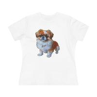 Pekingese Women's Relaxed Fit Cotton Tee